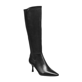 フレンチコネクション レディース ブーツ シューズ Women's Logan Leather Pointed Toe Straight Boots Black