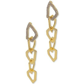 アドニア メンズ ピアス・イヤリング アクセサリー 14k Gold-Plated Organic Link Drop Earrings Gold