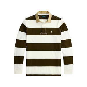 �����t���[���� �����Y �|���V���c �g�b�v�X Striped-pattern polo shirt Brown