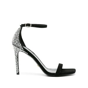 �X�`���A�[�g ���C�c�}�� ���f�B�[�X �T���_�� �V���[�Y Nudistcurve royale 100mm rhinestone-embellished sandals Black