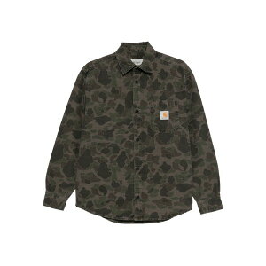 �J�[�n�[�g �����Y �V���c �g�b�v�X Duck camouflage-pattern shirt Green