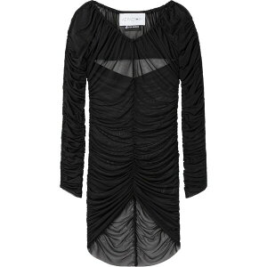 �G�[�[�b�g �t�@�N�g���[ ���f�B�[�X T�V���c �g�b�v�X X ester manas ruched-detailed top Black