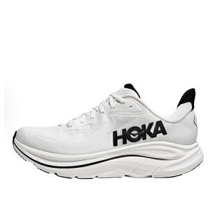 HOKA ONE ONE �z�J�I�l�I�l �����Y �X�j�[�J�[ �yHOKA ONE ONE Clifton 10 'White Black' 1162030-WBLC�z �T�C�Y US_M_14
