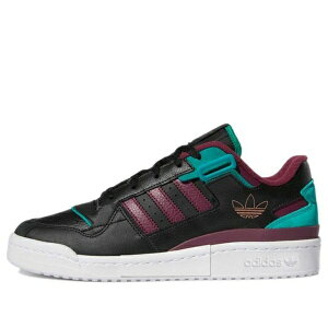 adidas �A�f�B�_�X �����Y �X�j�[�J�[ �t�H�[���� �yadidas Forum Exhibit Low Shoes 'Black Victory Crimson' H01912�z �T�C�Y US_11.5(29.5cm)