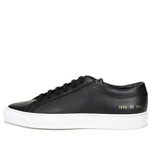 Common Projects �R�����E�v���W�F�N�c �����Y �X�j�[�J�[ �yCommon Projects Achilles Low 'Black' 1658-7547�z �T�C�Y US_7(25.0cm)