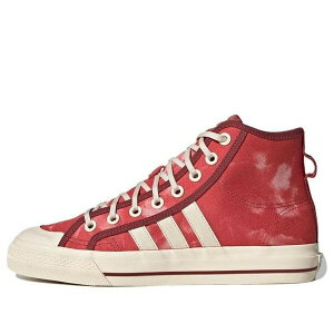 adidas �A�f�B�_�X �����Y �X�j�[�J�[ �yadidas Nizza Hi RF 'Bleached - Crew Red Wonder White' GX4585�z �T�C�Y US_12.5(30.5cm)