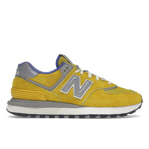 New Balance �j���[�o�����X �����Y �X�j�[�J�[ �yNew Balance 574 Legacy Bodega Arrival�z �T�C�Y US_M_4 Lemon Curry/Wet Weather Blue