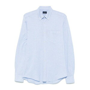 �|�[���A���h�V���[�N �����Y �V���c �g�b�v�X M??lange-effect shirt Blue