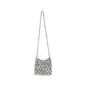 �Z���t�E�|�[�g���C�g ���f�B�[�X �V�����_�[�o�b�O �o�b�O Crystal-embellishment cross-body bag Silver