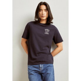 スコッチアンドソーダ メンズ Tシャツ トップス LEFT CHEST ARTWORK - Print T-shirt - deep sea