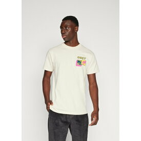 オベイ メンズ Tシャツ トップス POST MODERN UNISEX - Print T-shirt - cream