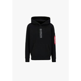 アルファインダストリーズ メンズ パーカー・スウェットシャツ アウター HOODY - Hoodie - black