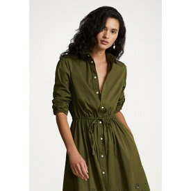 ラルフローレン レディース ワンピース トップス JESSICA LONG SLEEVE DAY DRESS - Shirt dress - new olive