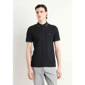 ボス メンズ Tシャツ トップス PASSERTIP - Polo shirt - black