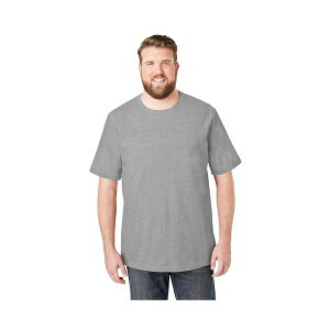 �L���O�T�C�Y �����Y �V���c �g�b�v�X Big & Tall The Ultra-Light No Pocket Tee Heather grey