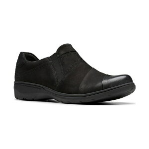 N[NX fB[X Xb|E[t@[ V[Y Women's Carleigh Abby Slip On Loafers Black Nubuck