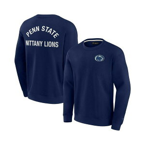 t@ieBNX VOl`[ fB[X p[J[EXEFbgVc AE^[ Men's and Women's Navy Penn State Nittany Lions Super Soft Pullover Crew Sweatshirt Navy