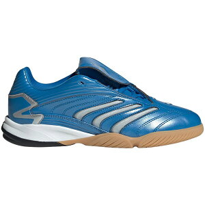 adidas �A�f�B�_�X ���f�B�[�X �X�j�[�J�[ �yadidas Predator Sala Blue Silver Metallic Gum (Women's)�z �T�C�Y US_W_10.5 Blue/Silver Metallic/Gum