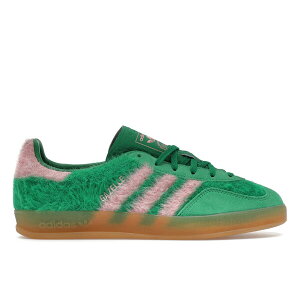 adidas �A�f�B�_�X ���f�B�[�X �X�j�[�J�[ �yadidas Gazelle Indoor Green Glow Pink (Women's)�z �T�C�Y US_5.5(22.5cm) Green/Glow Pink/Gum 3