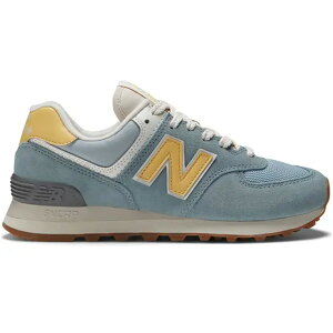 New Balance �j���[�o�����X ���f�B�[�X �X�j�[�J�[ �yNew Balance 574 Light Slate Wheat Field (Women's)�z �T�C�Y US_9.5(26.5cm) Light Slate/Wheat Field