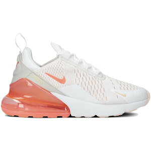 Nike �i�C�L ���f�B�[�X �X�j�[�J�[ �yNike Air Max 270 Essential White Bright Mango (Women's)�z �T�C�Y US_9(26.0cm) White/Bright Mango