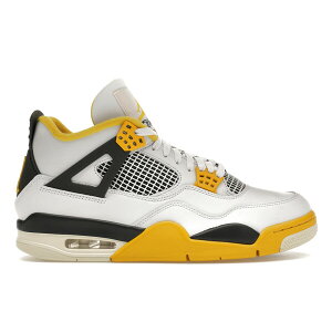 Jordan �W���[�_�� ���f�B�[�X �X�j�[�J�[ �yJordan 4 Retro Vivid Sulfur (Women's)�z �T�C�Y US_6.5(23.5cm) White/Coconut Milk/Vivid Sulfur/Anthracite