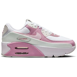 Nike �i�C�L ���f�B�[�X �X�j�[�J�[ �yNike Air Max 90 LV8 White Pink Foam Summit White (Women's)�z �T�C�Y US_W_10 White/Pink Foam -Summit White