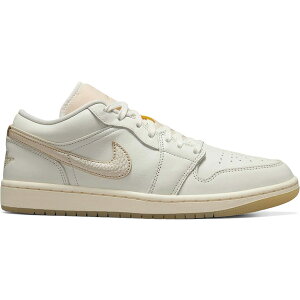 Jordan �W���[�_�� ���f�B�[�X �X�j�[�J�[ �yJordan 1 Low SE Metallic Team Gold (Women's)�z �T�C�Y US_9.5(26.5cm) Sail/Pale Ivory/Team Gold