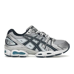 ASICS �A�V�b�N�X ���f�B�[�X �X�j�[�J�[ �yASICS Gel-Nimbus 9 Pure Silver French Blue (Women's)�z �T�C�Y US_5.5(22.5cm) Pure Silver/French Blue (W)
