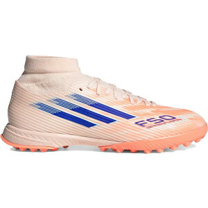 adidas �A�f�B�_�X ���f�B�[�X �X�j�[�J�[ �yadidas F50 Sparkfusion League Mid-Cut TF Coral Blaze Pack (Women's)�z �T�C�Y US_6(23.0cm) Bliss Orange/Lucid Blue/Beam Orange