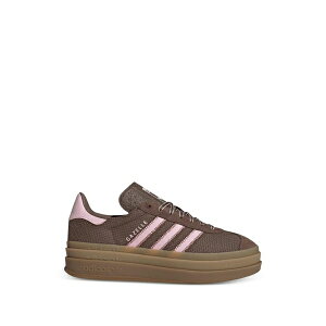 �A�f�B�_�X ���f�B�[�X �X�j�[�J�[ �V���[�Y Gazelle bold sneakers Brown