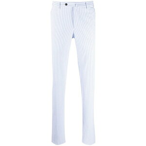 PT�g���m �����Y �J�W���A���p���c �{�g���X Pinstripe-pattern chinos White