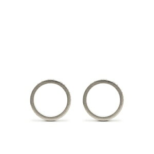 �}���^���}���W�F�� �����Y �s�A�X�E�C�������O �A�N�Z�T���[ Numerical-engraved hoop earrings Silver