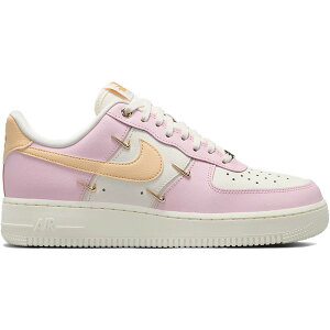 Nike iCL fB[X Xj[J[ yNike Air Force 1 Low '07 LX Pink Foam Mini Swoosh (Women's)z TCY US_7(24.0cm) Pink Foam/Sail/Metallic Gold/Pale Vanilla