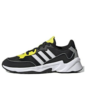 adidas �A�f�B�_�X ���f�B�[�X �X�j�[�J�[ �y(WMNS) adidas neo 20-20 FX 'Black White Yellow' EH2146�z �T�C�Y US_5(22.0cm)