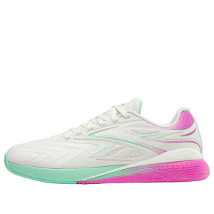 Reebok ���[�{�b�N ���f�B�[�X �X�j�[�J�[ �y(WMNS) Reebok Nano X5 Edge 'Chalk Virtual Pink Aqua' 100249420�z �T�C�Y US_9(26.0cm)