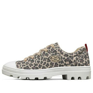 Skechers �X�P�b�`���[�Y ���f�B�[�X �X�j�[�J�[ �y(WMNS) Skechers Roadies Low-Top Canvas Shoe Leopard/Grey 155115-LPD�z �T�C�Y US_6.5(23.5cm)