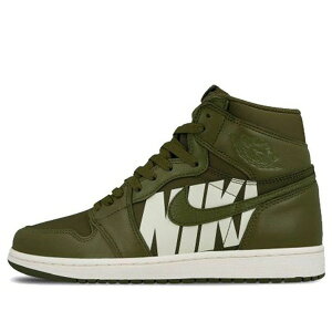 Air Jordan W[_ Y Xj[J[ yAir Jordan 1 High OG 'Olive Canvas' 555088-300z TCY US_9(27.0cm)