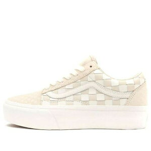 Vans �o���Y �����Y �X�j�[�J�[ �yVans Old Skool Platform 'Woven - Blanc De Blanc' VN0A5KX99GY�z �T�C�Y US_M_4