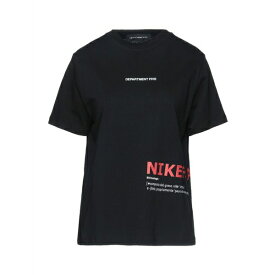 【送料無料】 デパートメントファイブ レディース Tシャツ トップス T-shirts Black