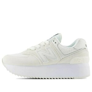 New Balance �j���[�o�����X ���f�B�[�X �X�j�[�J�[ �y(WMNS) New Balance 574 'White' WL574ZBJ�z �T�C�Y US_8.5(25.5cm)