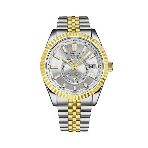 �X�^�[�����O �����Y �r���v �A�N�Z�T���[ Datemaster II Men s Swiss Automatic 42mm Two-Tone Stainless Steel Watch, Silver Dial, Fluted Bezel, Day & Date, 100M Water Resistant No Color