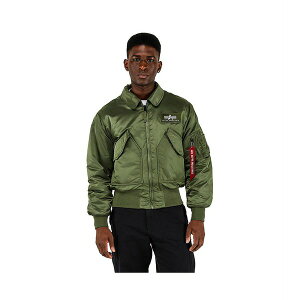 At@C_Xg[Y Y WPbgu] AE^[ Men's Alpha Cwu 45/P Flight Jacket Sage