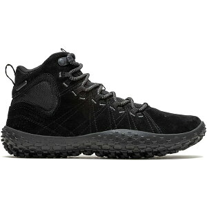 Merrell ������ ���f�B�[�X �X�j�[�J�[ �yMerrell Wrapt Mid Waterproof Black (Women's)�z �T�C�Y US_W_11 Black/Black