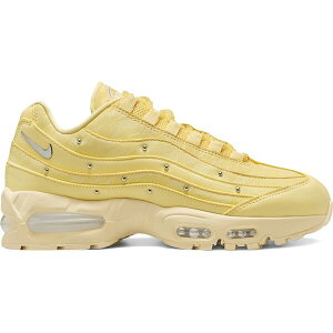 Nike �i�C�L ���f�B�[�X �X�j�[�J�[ �yNike Air Max 95 Soft Yellow Silver Studded (Women's)�z �T�C�Y US_6.5(23.5cm) Soft Yellow/Alabaster/Metallic Silver