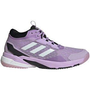 adidas �A�f�B�_�X ���f�B�[�X �X�j�[�J�[ �yadidas Crazyflight 6 Mid Indoor Powder Plum Zero Metalic Core Black (Women's)�z �T�C�Y US_9(26.0cm) Powder Plum/Zero Metalic/Core Black