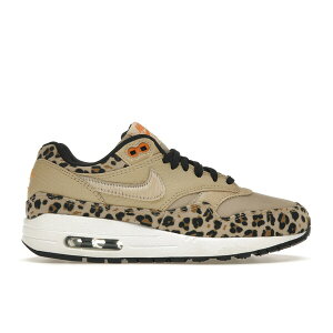 Nike �i�C�L ���f�B�[�X �X�j�[�J�[ �yNike Air Max 1 Leopard (Women's)�z �T�C�Y US_8.5(25.5cm) Desert Ore/Orange Peel-Black-Wheat