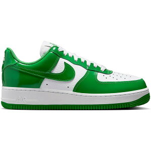 Nike �i�C�L ���f�B�[�X �X�j�[�J�[ �yNike Air Force 1 Low '07 Kelly Green Patent�z �T�C�Y US_7.5(24.5cm) White/Kelly Green