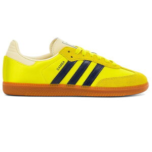 adidas �A�f�B�_�X ���f�B�[�X �X�j�[�J�[ �yadidas Samba OG Shock Yellow Night Indigo�z �T�C�Y US_5(22.0cm) Shock Yellow/Night Indigo/Cream White