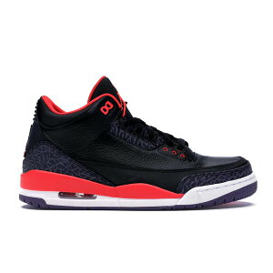 Jordan W[_ Y Xj[J[ yJordan 3 Retro Crimsonz TCY US_12(30.0cm) Black/Bright Crimson